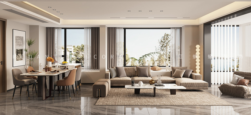 软装硬装的组合 营造温馨家庭氛围